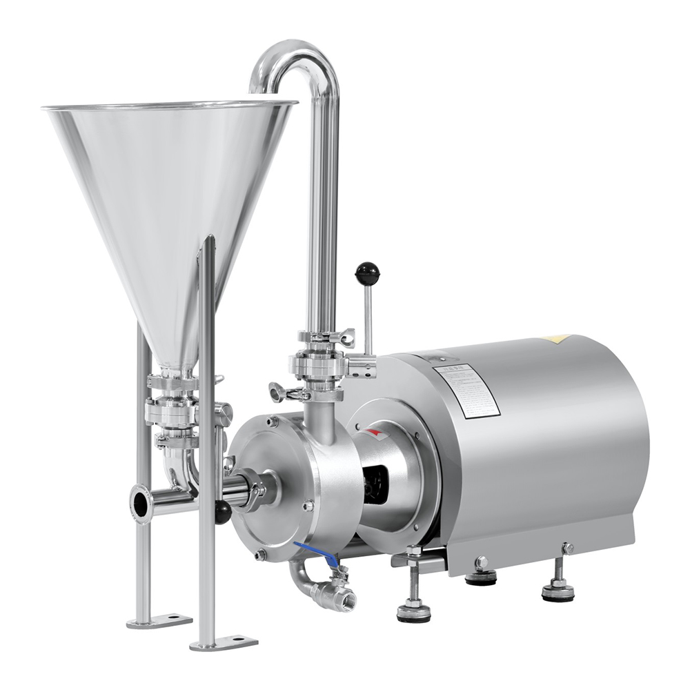 Funnel type emulsification pump