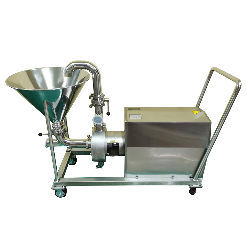 Hopper type emulsion pump with cart